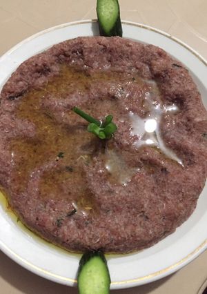 صورة لوصفة كبة نية على اليد