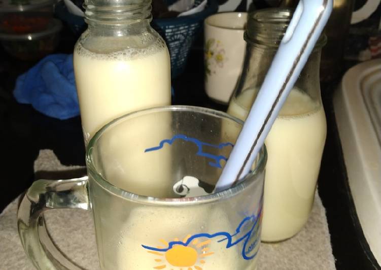 Susu kedelai organik tanpa gula