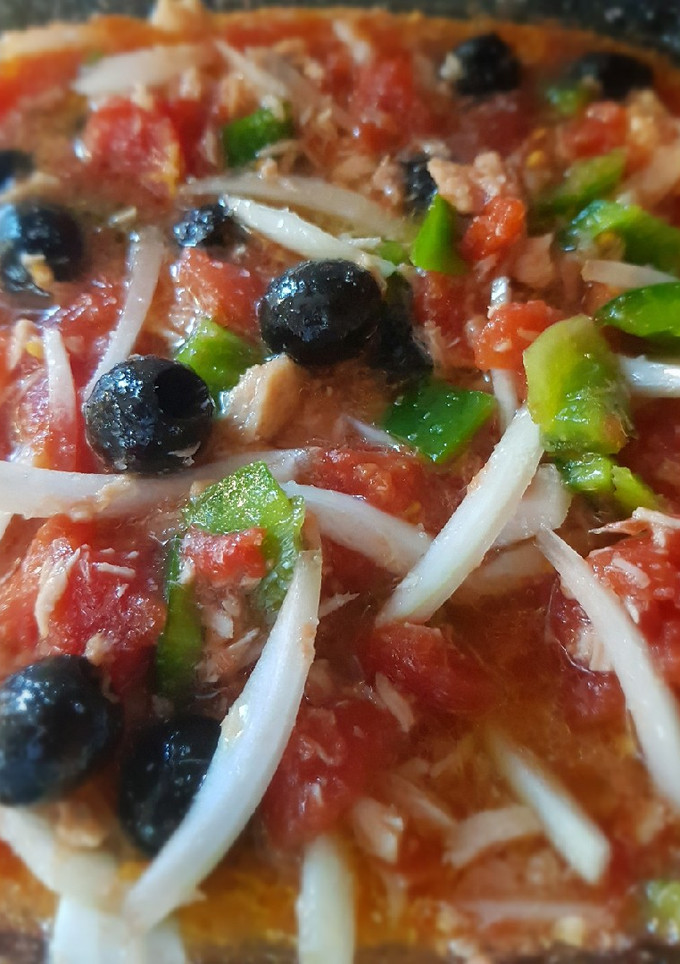 Una foto de Mojete de tomate (pipirrana)