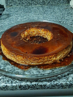 Una foto de Flan casero con leche condensada