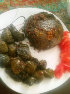 عکسی از دستور دلمه برگ مو تنبلانه