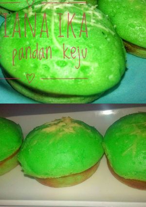 Foto resep Pukis Pandan Keju