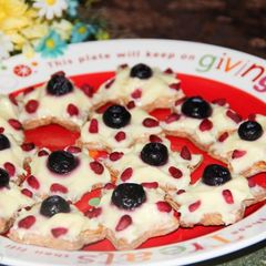 Classic Vanilla Custard Fruit Tarts A picture of Classic Vanilla Custard Fruit Tarts.