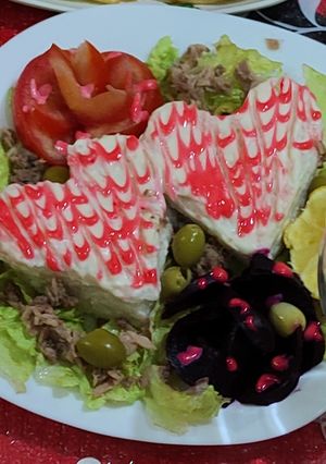 صورة لوصفة سلاطة بالارز