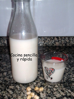 Una foto de Leche de avellanas