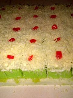 Foto resep Cake potong pandan keju