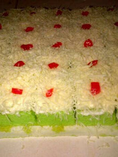 Foto resep Cake potong pandan keju