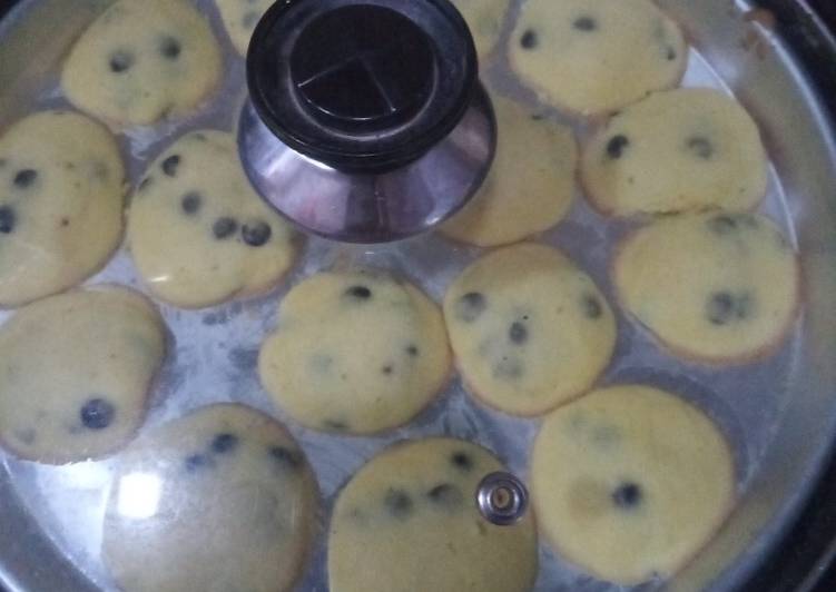 Cookies chocochip tanpa mixer n oven