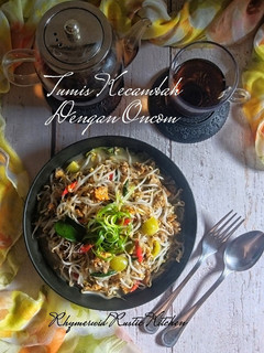 Foto resep Tumis Kecambah Dengan Oncom