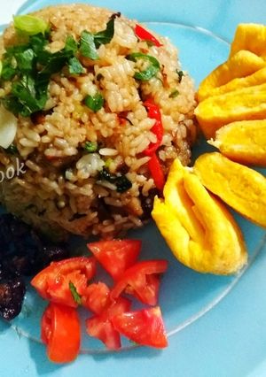 Foto resep Nasi goreng pemadam kelaparan level 3 😂