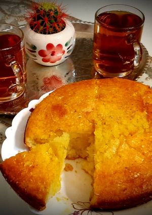 عکسی از دستور کیک باقلوایی😍