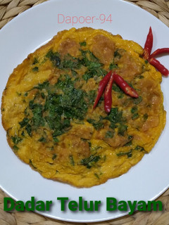 Foto resep OMLET#Dadar Telur Bayam