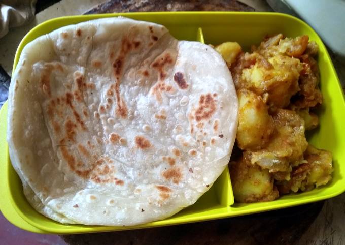 Step-by-Step Guide to Make flavorful Lunch box paratha and milky dum aloo