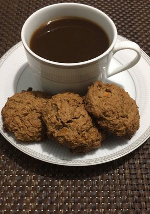 Una foto de Galletas de zanahoria, avena y cacao 🍪🍫