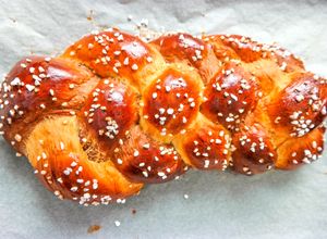 Húsvéti fonott kalács recept fotója