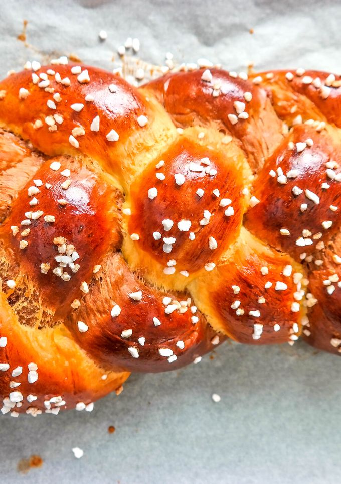 Húsvéti fonott kalács recept fotója