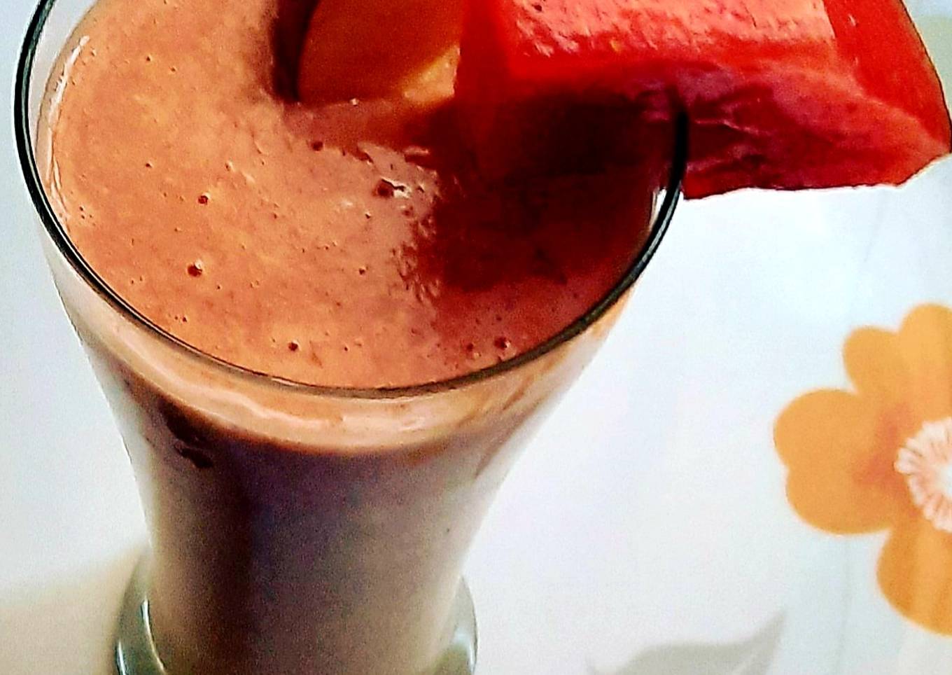 Oats and fruits smoothie