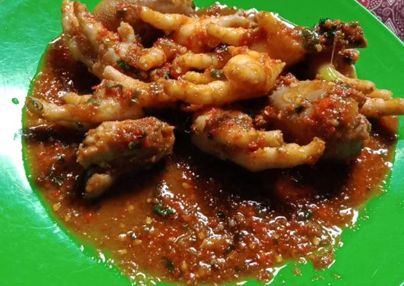 Ceker mercon mudah dan enak