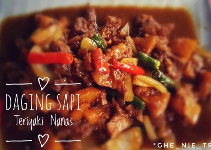 Daging Sapi Teriyaki Nanas