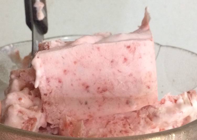 Helado de frutillas Keto- Sin azúcares ‼️