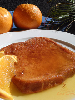 Una foto de Torrijas a la naranja