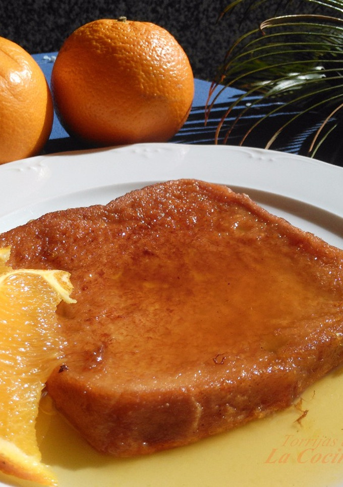 Una foto de Torrijas a la naranja