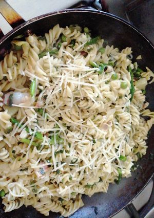 Una foto de Pasta con vegetales