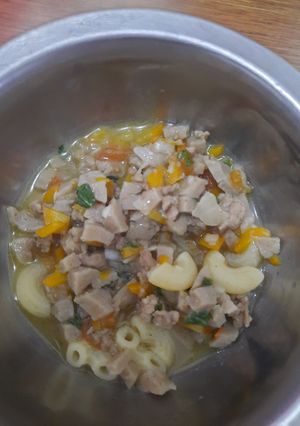 Foto resep Makaroni daging dan bakso nyemek