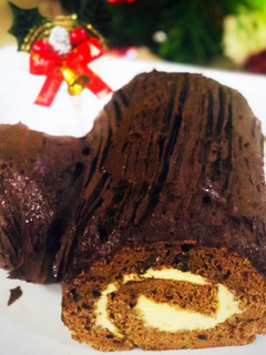 Hình của món Bánh khúc cây Giáng sinh.