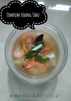 Foto resep Tomyum Udang tahu #mpasi rachel2+