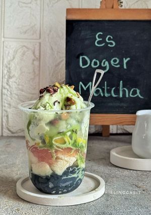 Foto resep Es Doger Matcha