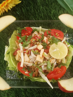 A picture of Apple and Cabbage salad.