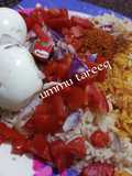 Farar shinkafa Mai manja da tumatar