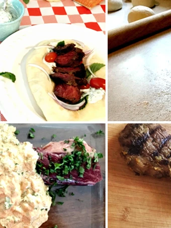 Easy Way Prepare Recipe Grilled Wagyu Beef Hanger Steak in Spiced Greek Yogurt Marinade that is Delicious, Really Delicious}