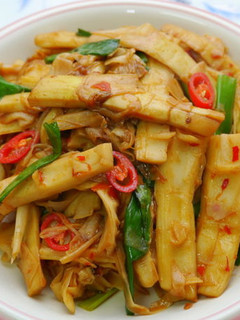 辣炒桂竹筍 的食譜成品照片