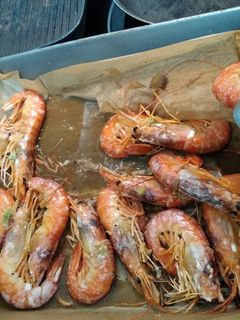 Una foto de Gambones al horno con ajo y whisky