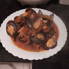 Una foto de Mejillones a la marinera