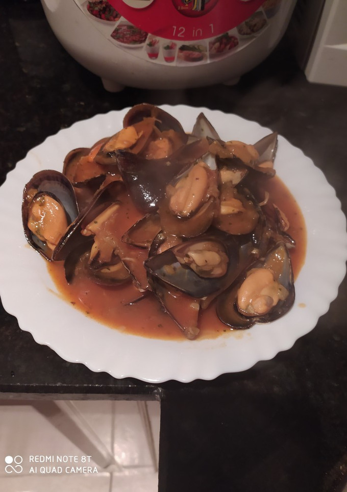 Una foto de Mejillones a la marinera