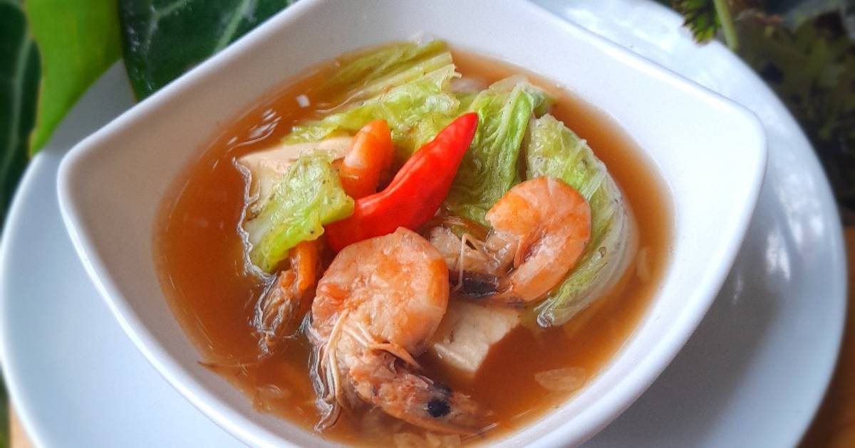 Resep Sup Tahu Udang Oleh Cisca Ae Cookpad