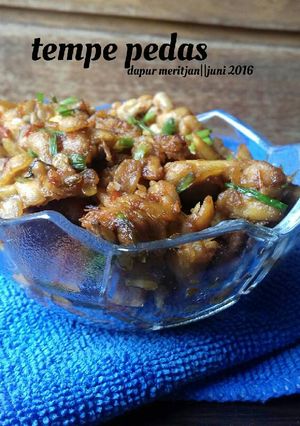 Foto resep Tempe pedas