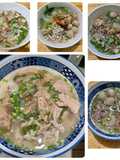Phở with Rare Beef, Beef Rib Cartilage, and Beef Meatballs