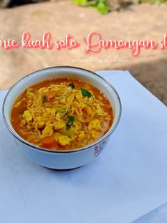 Foto resep Mie kuah soto Lamongan st