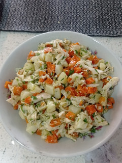 Una foto de Ensalada de pollo!