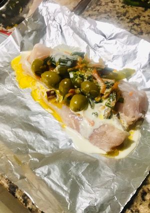 Una foto de Filet de pejerrey 🐠🐟en paquetitos de regalo🎁🎊🥳🤩🥰🎁
