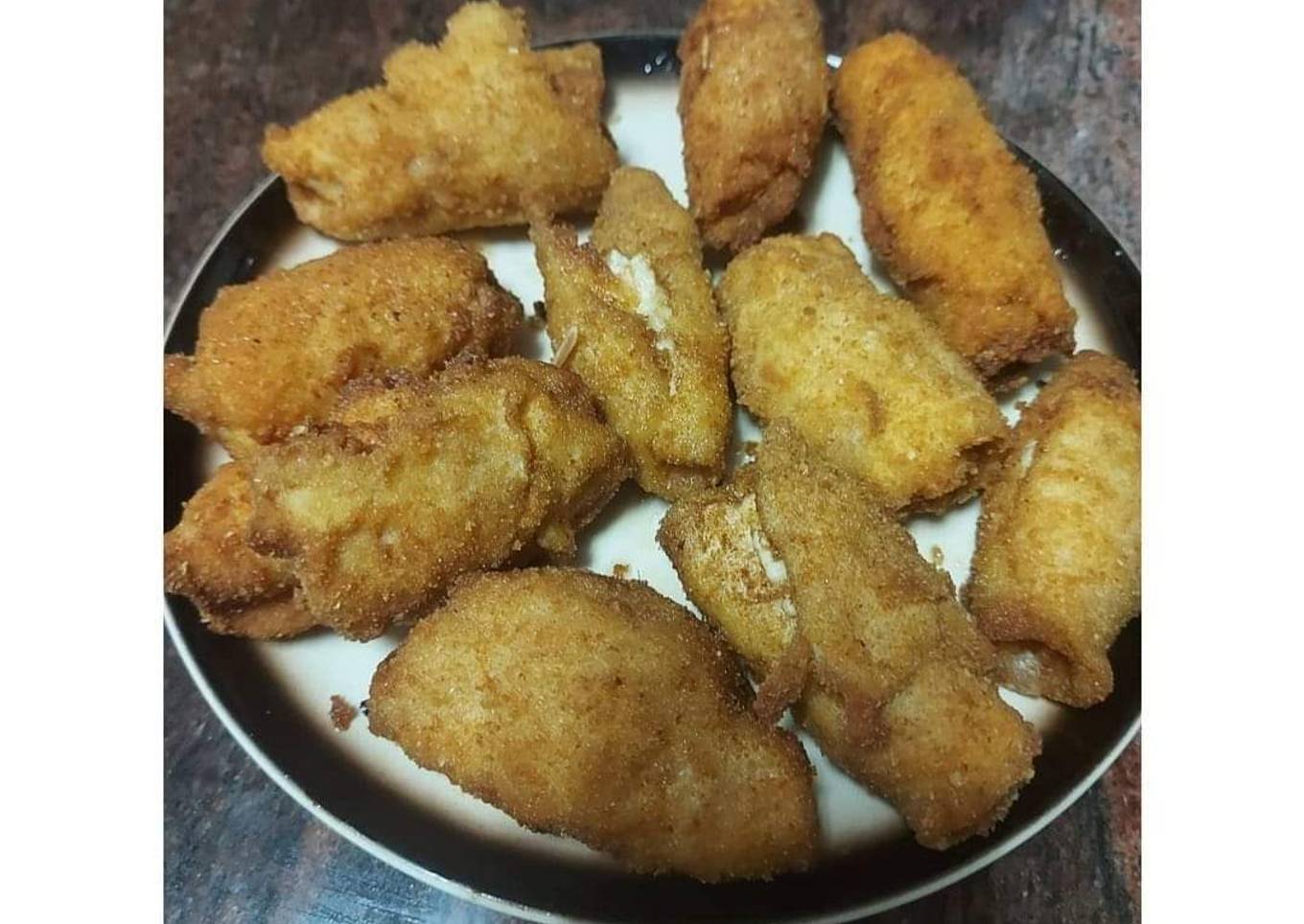 Rollitos de pollo con jamón y queso