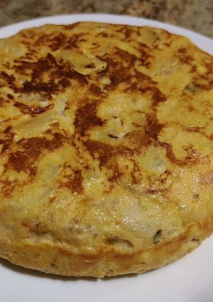 Una foto de Tortilla de patatas asadas
