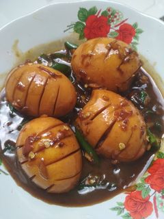Foto resep Telur Kecap Cabe Hijau