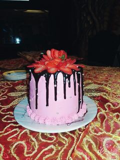 صورة لوصفة تورتة فراولة