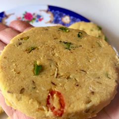 A picture of Chicken Shami kabab.
