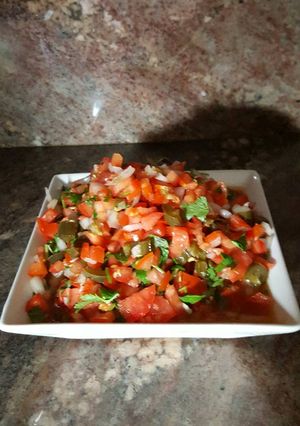 A picture of Pico de Gallo (Perfect for Accompanying Delicious Tamales).